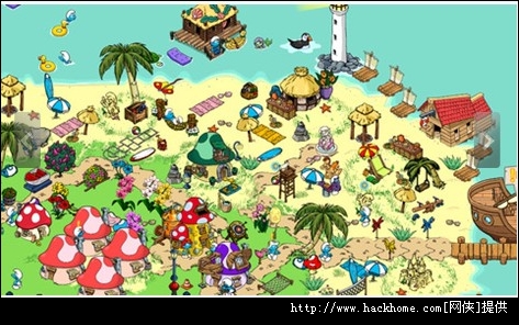 iphone版 《蓝精灵村庄》 smurfs village v1.4.
