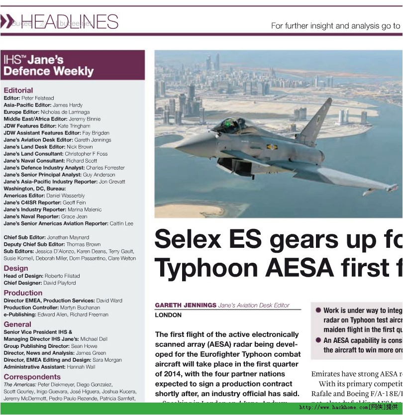 简氏防务周刊 janes defence weekly magazine june 12 2013 pdf版
