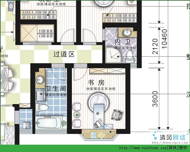 coreldraw制作平面图