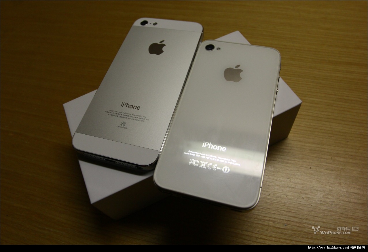 臺灣版蘋果iphone5與港行版iphone4對比高清圖文解說!