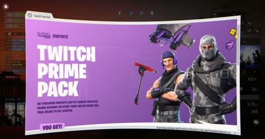 ​堡垒之夜手游​Twitch Prime Pack​饰品包怎么领取 ​Twitch Prime Pack领取教程​
